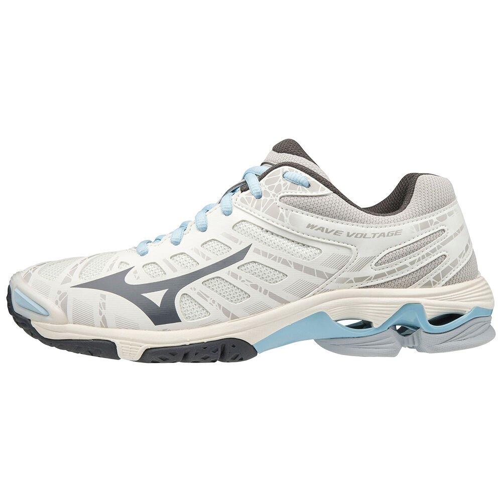 Mizuno Men's Volleyball Shoes Wave Voltage Grey - BGFZTXW-52